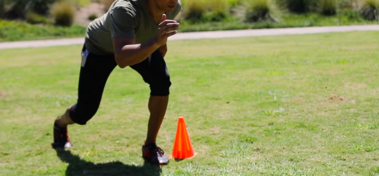 Adam Friedman Advanced Athletics Cone Agility Drill Mobility Exercise 2