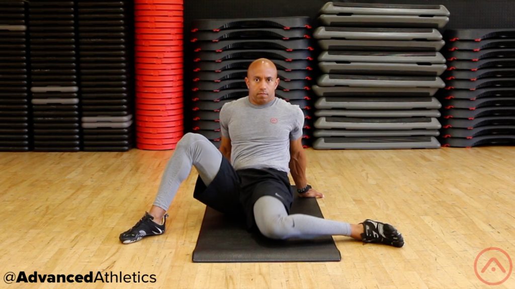 Adam Friedman Advanced Athletics Hip Sleeper Stretch Mobility